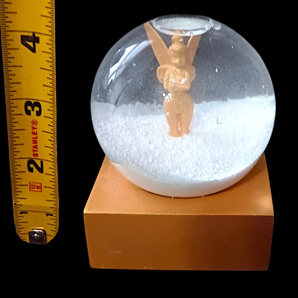 Disney Tinker Bell Snowglobe Tink 2021‎ Christmas Xmas Holiday Peter Pan Golden